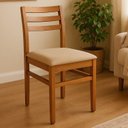 Ver imagem 3 de Kit 4 Cadeiras para Sala de Jantar em Madeira Maciça Diamante