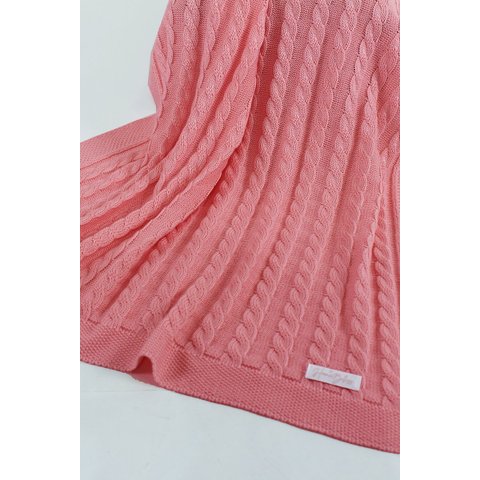 Manta Tricô Trançada Carlan