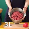 Mini Processador Moedor de Carne Eletrico 4 Laminas 3 Litros Tritura Legumes Verdura Alimentos Cozin - 6