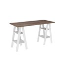 Ver imagem 2 de Escrivaninha Mesa Escritório Cavalete 4 Prateleiras MB 1034