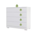 Ver imagem 4 de Cômoda 4 Gavetas 100% MDF Moana