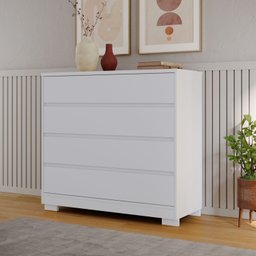Cômoda 4 Gavetas 100% MDF Moana - 1