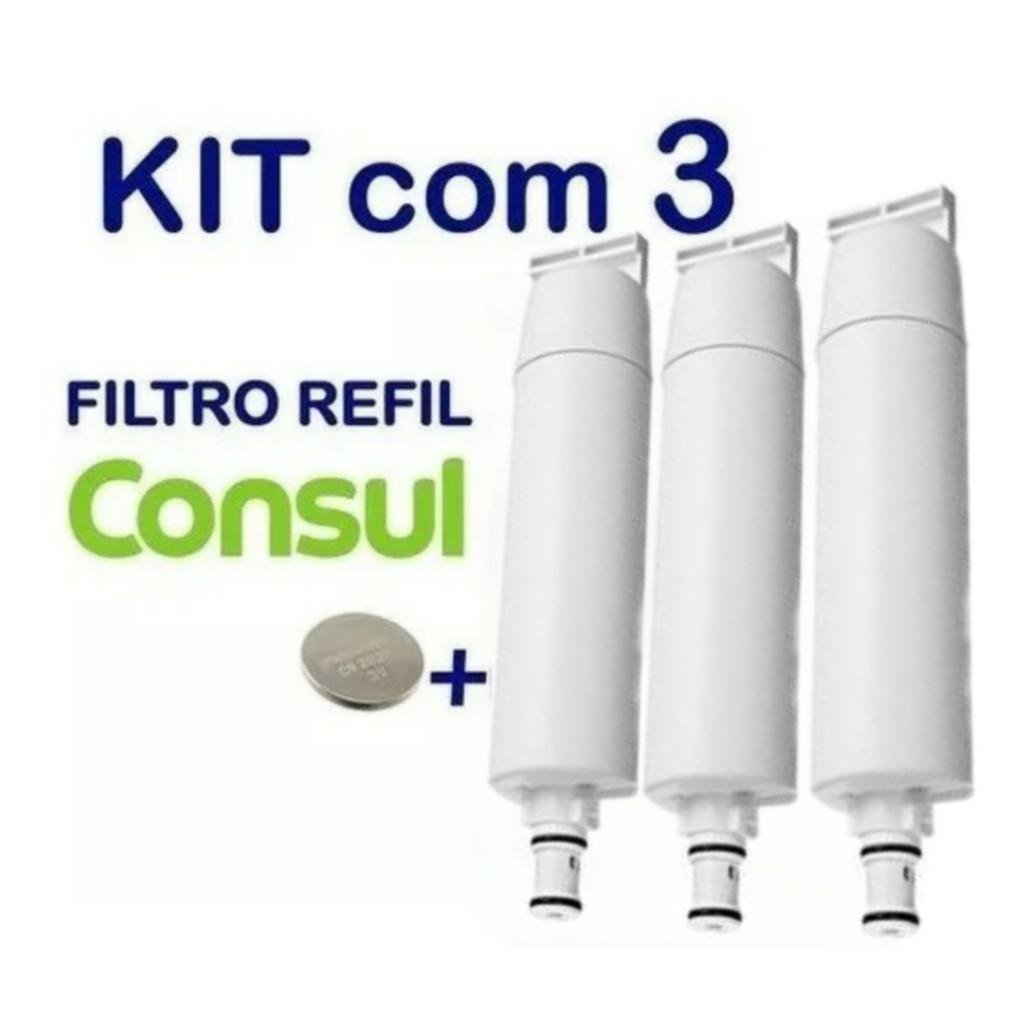 Kit 3 Filtro Refil Consul para Purificador de Água Cpc31af - 2