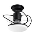 Ver imagem 1 de Ventilador de Teto Treviso Preto Fosco Elegance Led Ctrl Rem