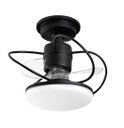 Ver imagem 1 de Ventilador de Teto Treviso Preto Fosco Elegance Led Ctrl Rem