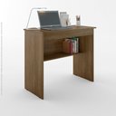 Ver imagem 1 de Mesa de Escritório Escrivaninha com 1 Gaveta para Estudo e Trabalho - Jm3 Móveis:freijó