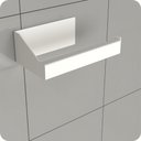 Ver imagem 4 de Porta Papel Higiênico Adesivo Colar Na Parede Branco DF