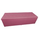 Ver imagem 3 de Calçadeira Recamier Baú Casal King 190cm Juliana Suede Rosa