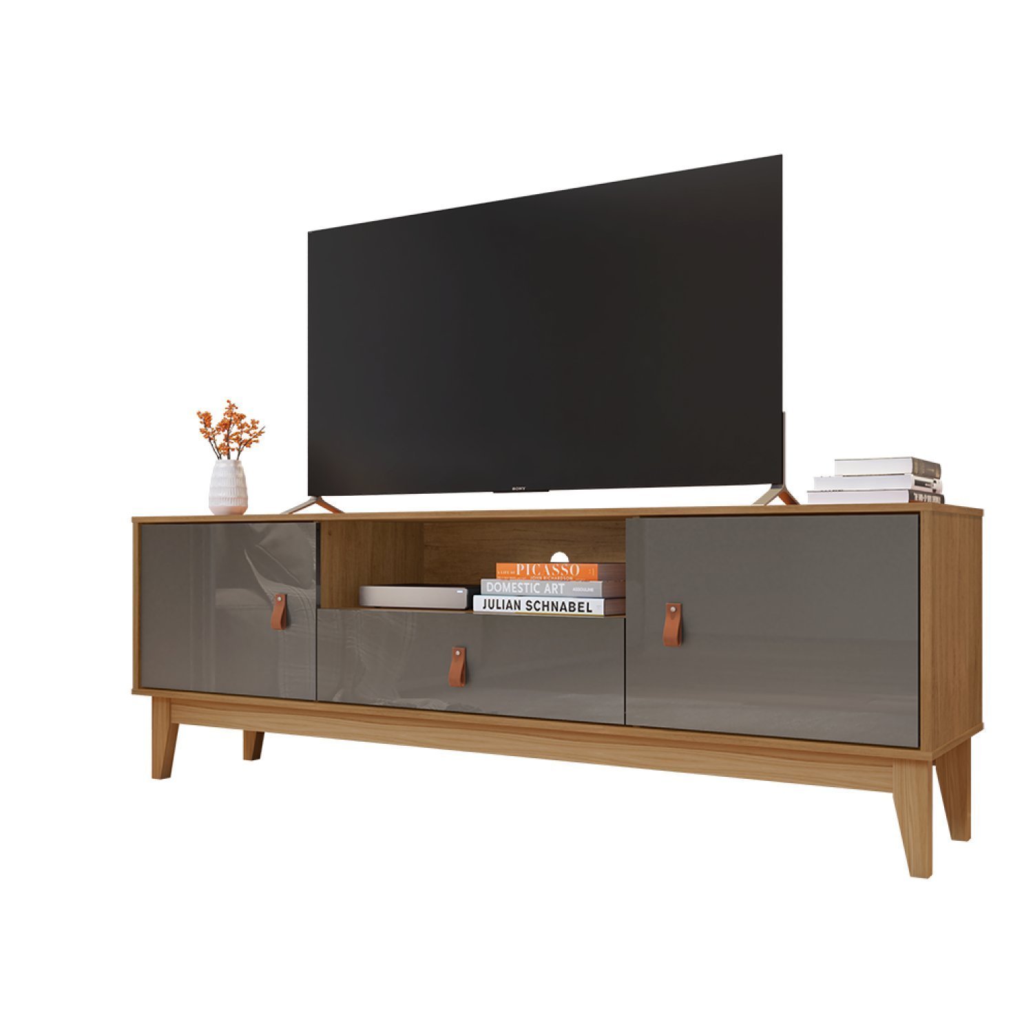 Rack para Tv até 60 Polegadas 160cm 2 Portas 1 Gaveta Esmeralda Plus - 2
