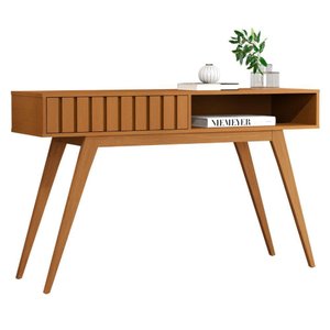 Aparador Ripado Açaí com 1 Gaveta Nature Jb Bechara