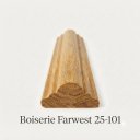 Ver imagem 2 de 5m Boiserie/Farwest/Rodameio Madeira 3x1,5cm 101 c/1m P. Mogno