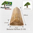 Ver imagem 3 de 5m Boiserie/Farwest/Rodameio Madeira 3x1,5cm 101 c/1m P. Mogno