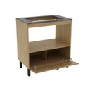 Ver imagem 2 de Balcão de Cozinha Bl3315 para Cooktop 4 bocas 75cm 1 Porta