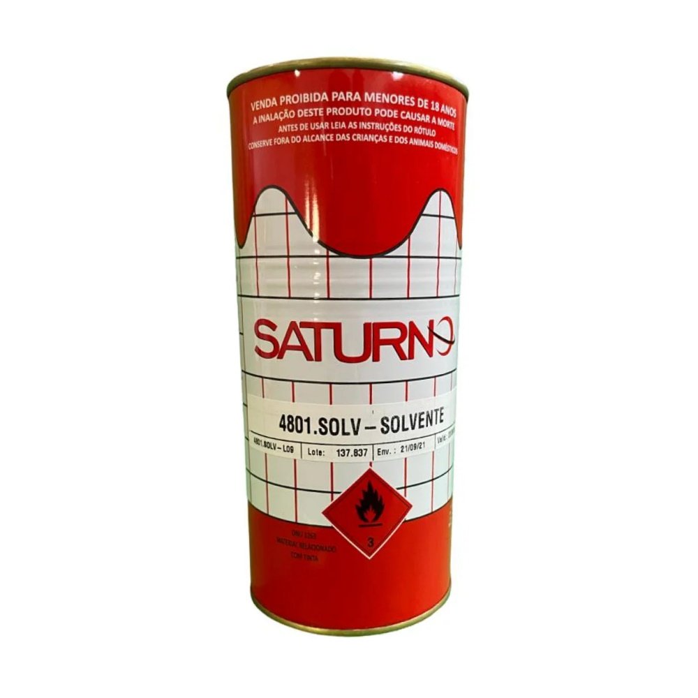 Solvente Epóxi Bi-componente 4801 Saturno 900ml 01 Unidade - 1
