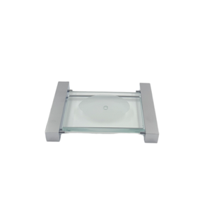 Saboneteira de Parede Tirreno Veneza Cromado com Vidro 1156g 256v