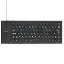 Ver imagem 1 de Teclado Dobravel Emborrachado Resistente Agua Usb Preto