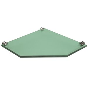 Prateleira De Canto Sextavado Verde