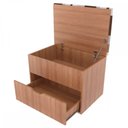 Ver imagem 3 de Puff 1 Porta 1 Gaveta Pu2051 Amêndoa - Tecno Mobili