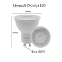 Ver imagem 2 de Lampada Led Dic Mr16 38º Gu10 3000k 4,8w Bivolt Avant