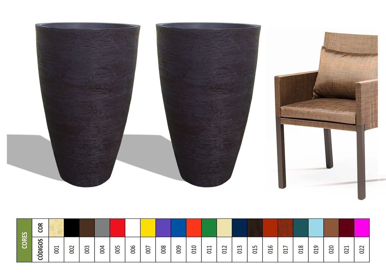 Kit 2 Vaso Planta 80x50 Oval Moderno Polietileno BGPLASTICOS PRETO 002 é boa?
