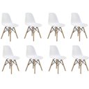 Ver imagem 1 de Conjunto 8 Cadeiras Eiffel PP Base Madeira