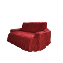 Ver imagem 5 de Capa para Sofá Retrátil e Reclinável 4 Lugares: Vermelho