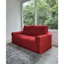 Ver imagem 5 de Capa para Sofá Retrátil e Reclinável 4 Lugares: Vermelho