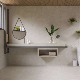 Piso Embramaco 60.5x60.5cm Acetinado 61034 Nevada Mate 2.58m² - 4 Piso Embramaco 60.5x60.5cm Acetinado 61034 Nevada Mate 2.58m² - 4