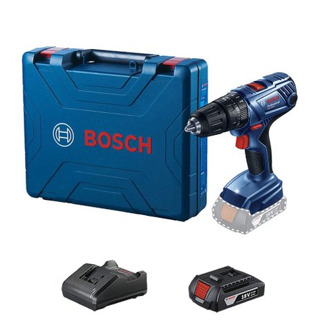 Parafusadeira/furadeira Bosch Com Impacto GSB 18V 180-LI com Maleta + 1 Bateria 06019F83E4-000