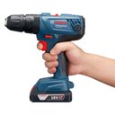 Ver imagem 4 de Parafusadeira/furadeira Bosch Com Impacto GSB 18V 180-LI com Maleta + 1 Bateria 06019F83E4-000