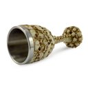 Ver imagem 3 de Cálice Taça Crânios Caveira Skull Aço Inox Resina Relevo Decorativo Rock Colecionável Vinho Coquetel