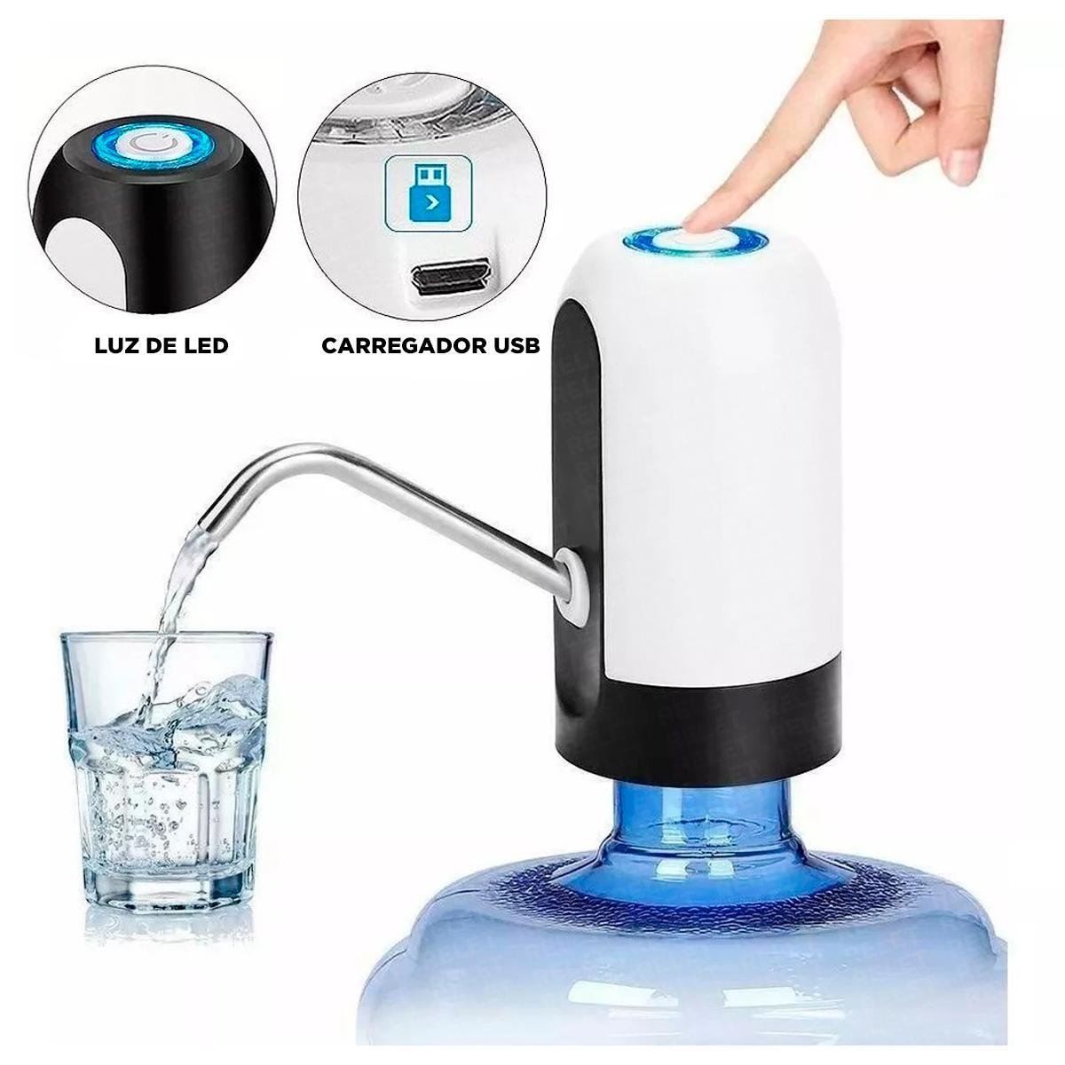 Bebedouro Galão de Água Natural Recarregável Adaptador Usb - 2
