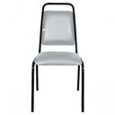 Ver imagem 2 de Cadeira Empilhável para Hotelaria Linha Hotel Fremont Cinza
