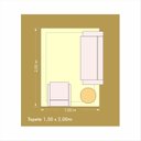 Ver imagem 6 de Tapete 150cm x 200cm Antuerpia Niazitex