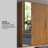 Guarda Roupa Casal 6 Portas com Espelho e 6 Gavetas Equador - 8