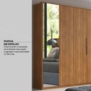 Ver mais imagens de Guarda Roupa Casal 6 Portas com Espelho e 6 Gavetas Equador