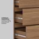 Ver imagem 6 de Guarda Roupa Casal 6 Portas com Espelho e 6 Gavetas Equador