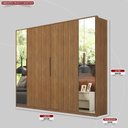 Ver imagem 2 de Guarda Roupa Casal 6 Portas com Espelho e 6 Gavetas Equador