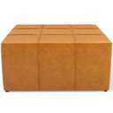Ver imagem 7 de Puff Decorativo Para Sala de Estar Quadrado Milano 90x90cm W01 Couríssimo Whisky - Lyam Decor