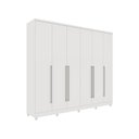 Ver imagem 4 de Guarda Roupa Casal 6 Portas 8 Gavetas com Pés 270cm Portugal Espresso Móveis  