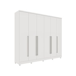 Guarda Roupa Casal 6 Portas 8 Gavetas com Pés 270cm Portugal Espresso Móveis   - 4