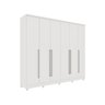 Guarda Roupa Casal 6 Portas 8 Gavetas com Pés 270cm Portugal Espresso Móveis   - 4