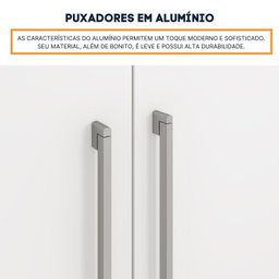 Guarda Roupa Casal 6 Portas 8 Gavetas com Pés 270cm Portugal Espresso Móveis   - 12