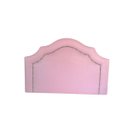 Ver imagem 2 de Cabeceira Solteiro Provençal Deluxe Corino Rosa Tacha Prata