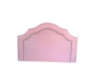 Ver imagem 2 de Cabeceira Solteiro Provençal Deluxe Corino Rosa Tacha Prata