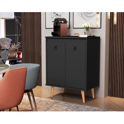 Buffet/aparador/armario Dream 2 Portas Preto - 3