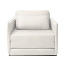 Ver imagem 4 de Sofá e 2 Poltronas Cama Retratil Compacta Dália Fixa Veludo K01 - D’Rossi