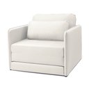 Ver imagem 3 de Sofá e 2 Poltronas Cama Retratil Compacta Dália Fixa Veludo K01 - D’Rossi