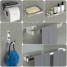 Kit Acessórios Para Banheiro Inox e Cromado 6 Peças MAX - 1