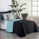 Ver imagem 3 de Kit Cobre Leito Dupla Face Solteiro Bordado Renove Hipercal 400 Fios 4 Peças:verde